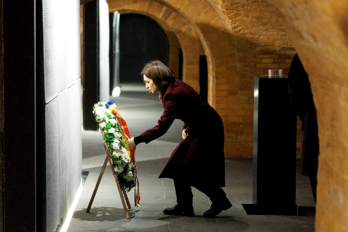 Președinta se află în perioada 25-26 ianuarie la Varșovia. FOTO: Facebook.com/ Maia Sandu