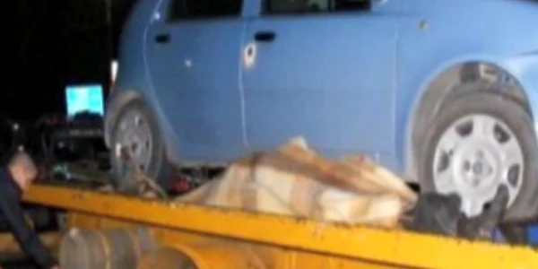 Cavadrul bărbatului, înfăşurat într-o pătură Foto: Captură RTV
