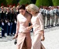 Regina Suthida a Thailandei și Brigitte Macron la Palatul Elysee. FOTO: Profimedia