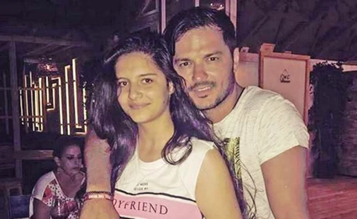 Liviu Vârviu, alături de fiica sa, Carmina 