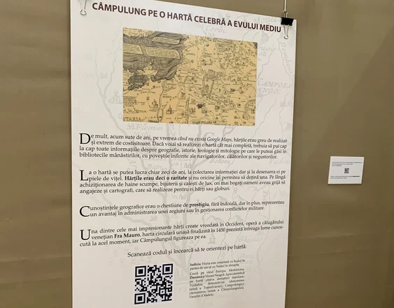 Câmpulungul, pe o hartă din Evul Mediu, FOTO Facebook Muzeul Național al Hărților și Cărții Vechi