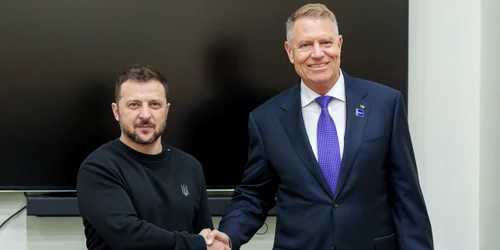 Întrevederea președintelui Klaus Iohannis cu președintele Ucrainei, Volodîmîr Zelenski, în marja participării la Summitul Inițiativei celor Trei Mări, organizat la Vilnius, Lituania / 11.04.2024 Foto: presidency.ro
