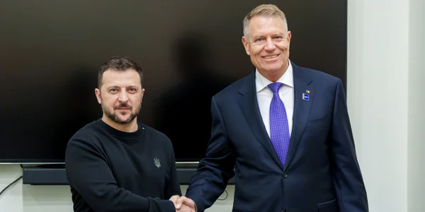 Întrevederea președintelui Klaus Iohannis cu președintele Ucrainei, Volodîmîr Zelenski, în marja participării la Summitul Inițiativei celor Trei Mări, organizat la Vilnius, Lituania / 11.04.2024 Foto: presidency.ro
