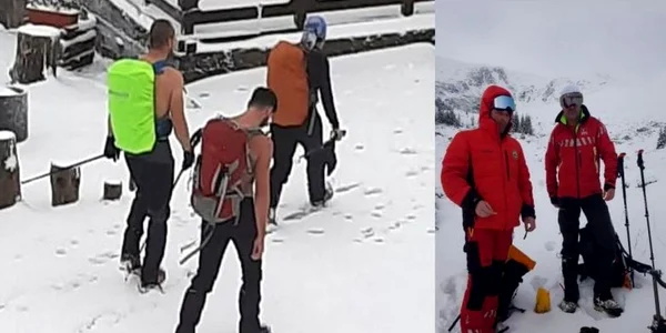tineri pe munte in maieu foto salvamont hunedoara