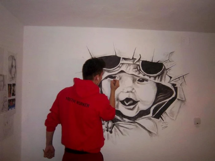 George Boghian este pasionat de desen