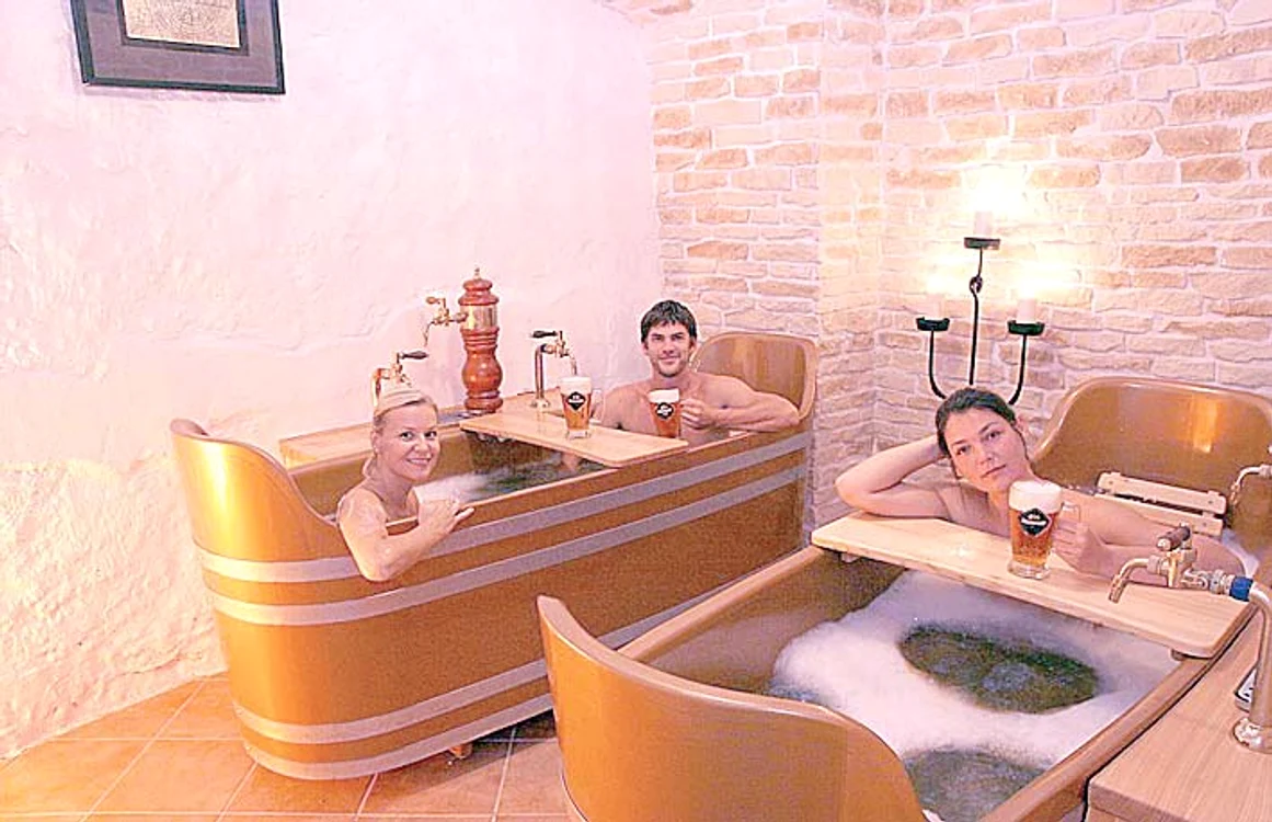 Camera băilor de bere, arhiplină la berăria-spa Bernard
