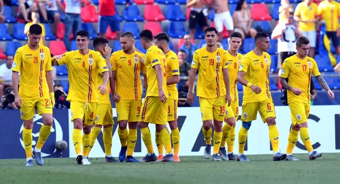 Naționala Under 21 a României a ajuns până în semifinalele Europeanului U21FOTO: Sportpictures.eu