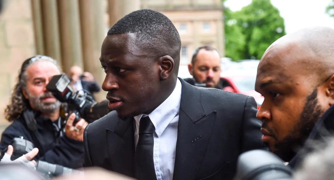 Benjamin Mendy a trecut prin doi ani de procese. Foto EPA EFE 