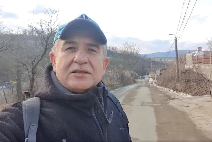 Primarul Aurel Emil Stănilă din Săliştea, Alba Foto Facebook