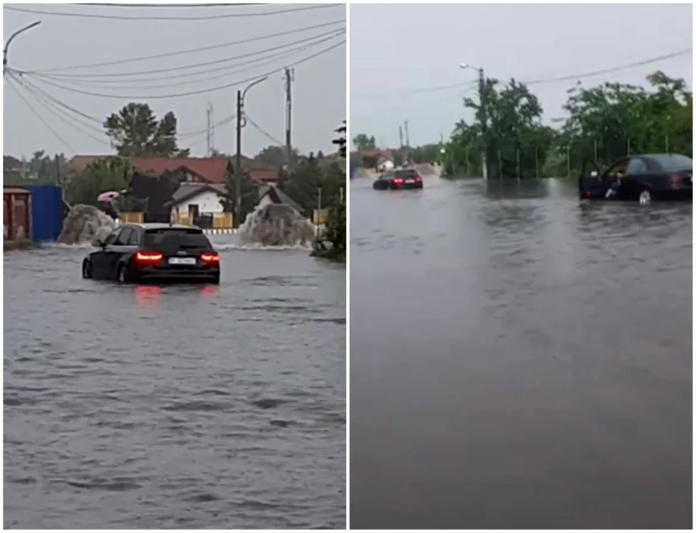 Două canalizări au refulat