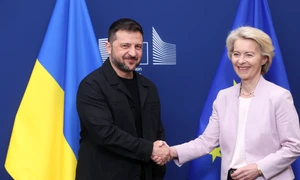 Zelenski și Ursula von der Leyen  Bruxelles FOTO EPA EFE jpg