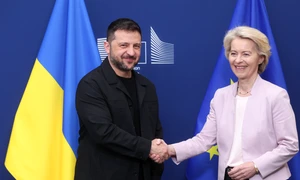 Zelenski și Ursula von der Leyen  Bruxelles FOTO EPA EFE jpg