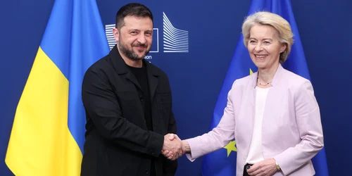 Zelenski și Ursula von der Leyen  Bruxelles FOTO EPA EFE jpg