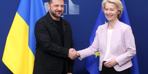 Zelenski și Ursula von der Leyen  Bruxelles FOTO EPA EFE jpg