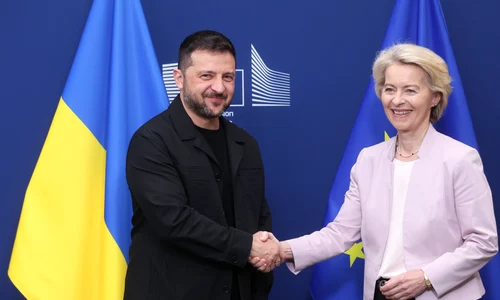 Zelenski și Ursula von der Leyen  Bruxelles FOTO EPA EFE jpg