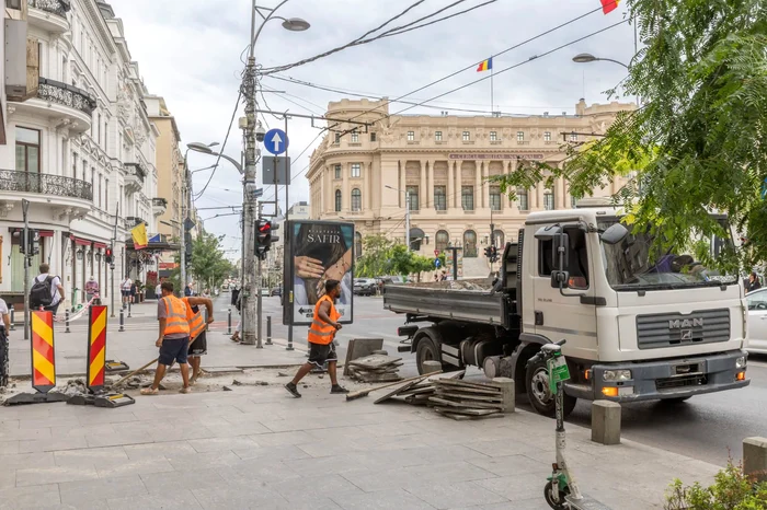 Lucrări în București/sursă foto: PMB
