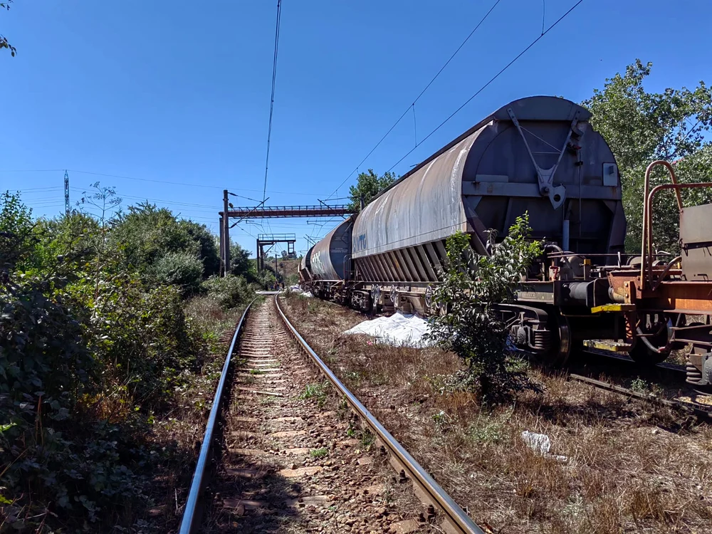Tren pe șine Constanța
