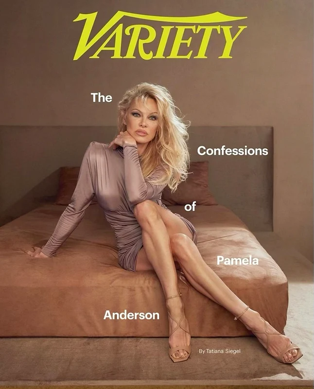 Pamela Anderson, pictorial pentru Variety