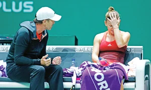 Darren Cahill a fost  alături de Simona  de la Indian Wells  jpeg