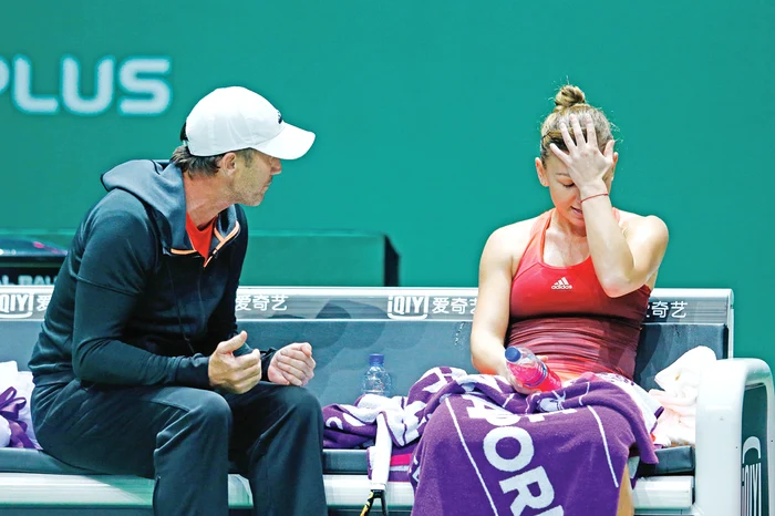 Darren Cahill a fost  alături de Simona  de la Indian Wells 