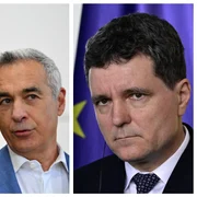Nicușor Dan, devansat în topul încrederii de Călin Georgescu și George Simion FOTO AFP