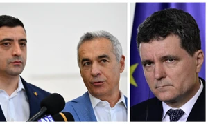 Nicușor Dan, devansat în topul încrederii de Călin Georgescu și George Simion FOTO AFP