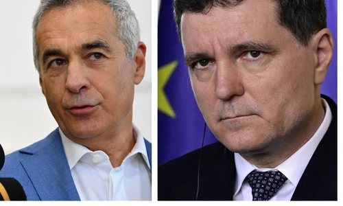 Nicușor Dan, devansat în topul încrederii de Călin Georgescu și George Simion FOTO AFP