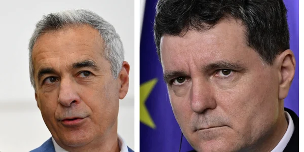 Nicușor Dan, devansat în topul încrederii de Călin Georgescu și George Simion FOTO AFP