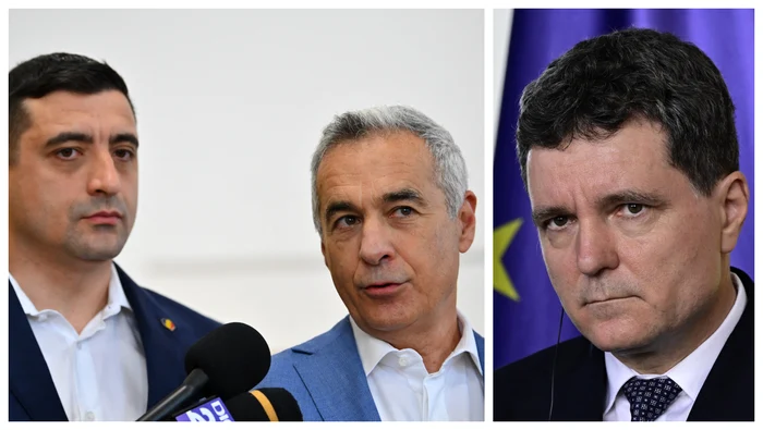 Nicușor Dan, devansat în topul încrederii de Călin Georgescu și George Simion FOTO: AFP