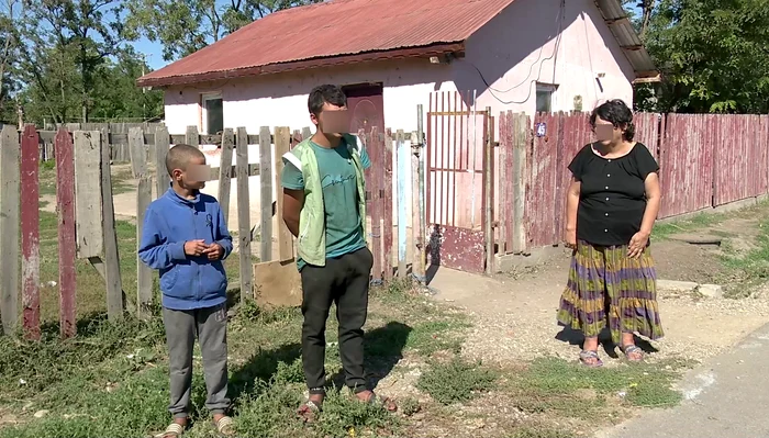 Copiii bătuți provin dintr-o familie săracă. FOTO Iulian Bunilă