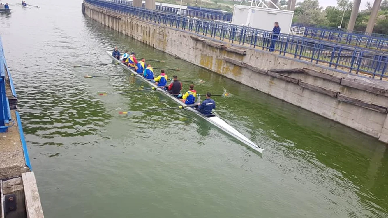 Antrenamente la ecluza Năvodari foto: ACN