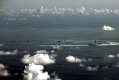 Insule artificiale construite de China in Marea Chinei de Sud FOTO EPA-EFE