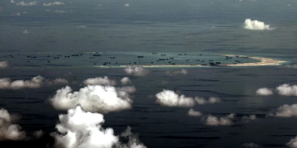 Insule artificiale construite de China in Marea Chinei de Sud FOTO EPA-EFE