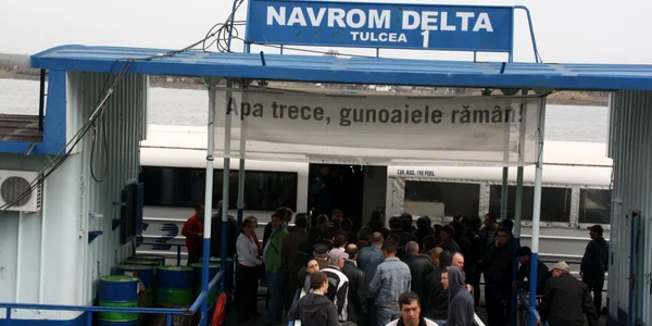 Scandal la malul Dunării