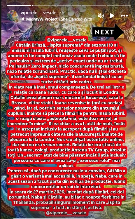 Dezvăluirile făcute de Viperele Vesele. Foto: captură Instagram 