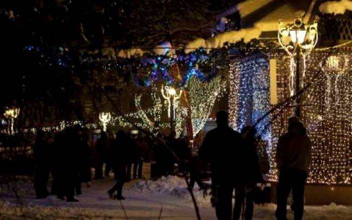 Piatra Neamţ, luminat de sărbătoare în ajun de Moş Nicolae