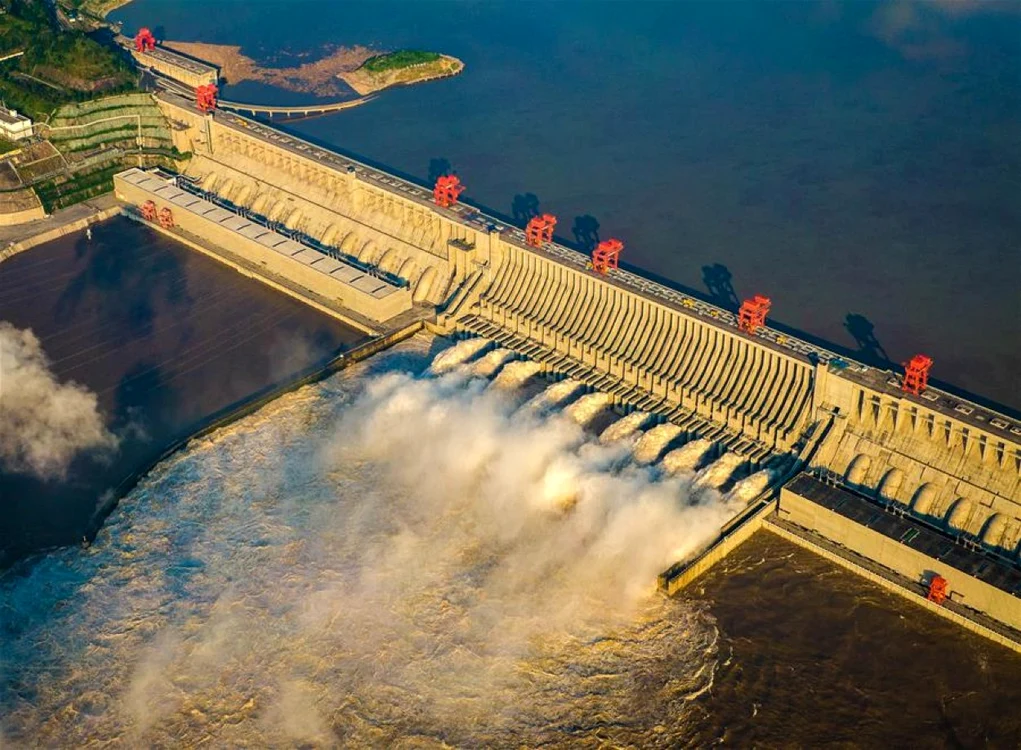 , China ridică un sistem de baraje uriaș   FOTO: X