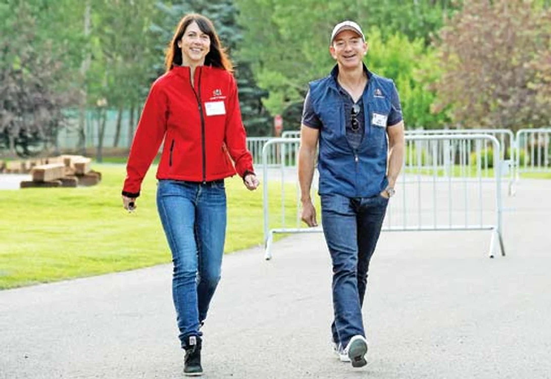 MacKenzie şi Jeff Bezos au fost căsătoriţi timp de 25 de aniFoto: GettyImages