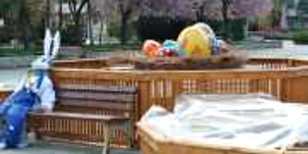 Locul crimei a fost acoperit cu saci din plastic