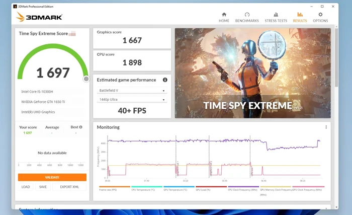 3DMark Time Spy Extreme Windows 11