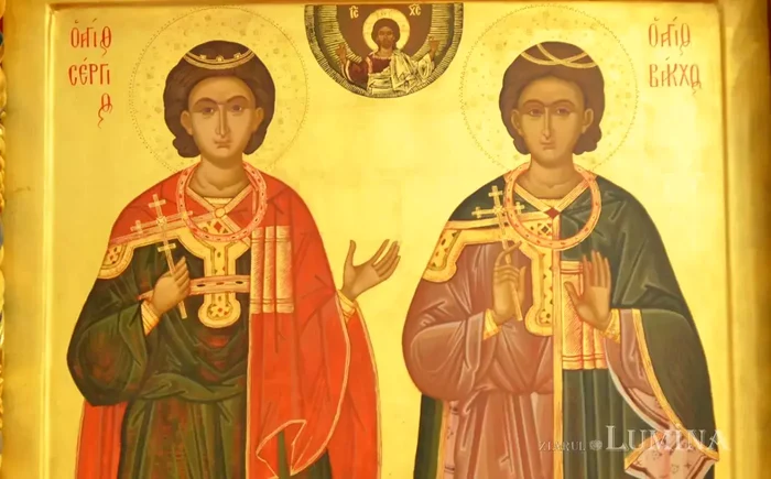 Pe 7 octombrie, credincioșii ortodocși îl cinstesc pe Sfinții Mucenici Serghie și Vah.