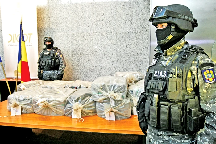 Heroina-record capturată a ajuns în mâinile mascaţilor