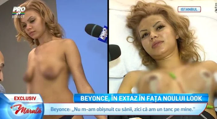 Beyonce nu s-a obişnuit încă cu noi ei sâni