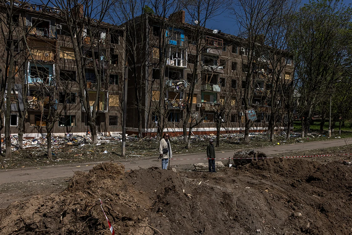 Kramatorsk, un oraş-fantomă după bombardamentul rusesc