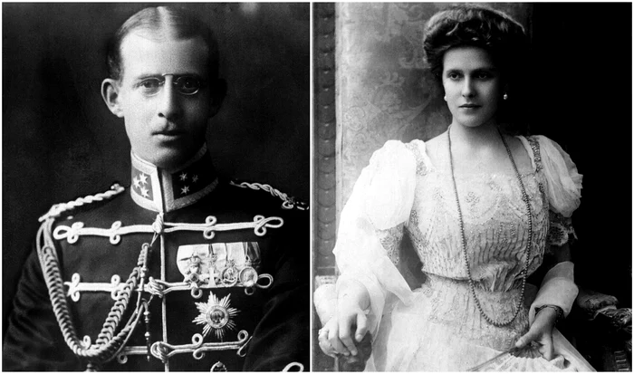 Prințul Andrew al Greciei și Alice de Battenberg, părinții Prințului Philip   Profimedia jpg