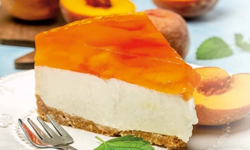 cheesecake cu piersici jpg
