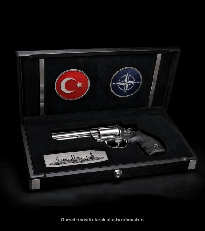revolverul primit cadou de la Erdogan la summitul NATO de la Ankara 2026