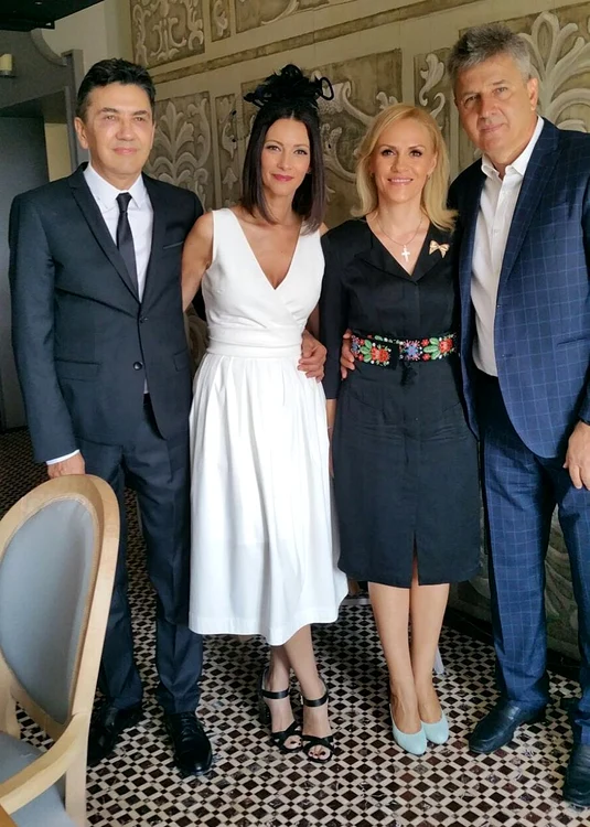 Vedeta Antenei 1 și medicul estetician Constantin Stan au fost cununați de Gabriela Firea