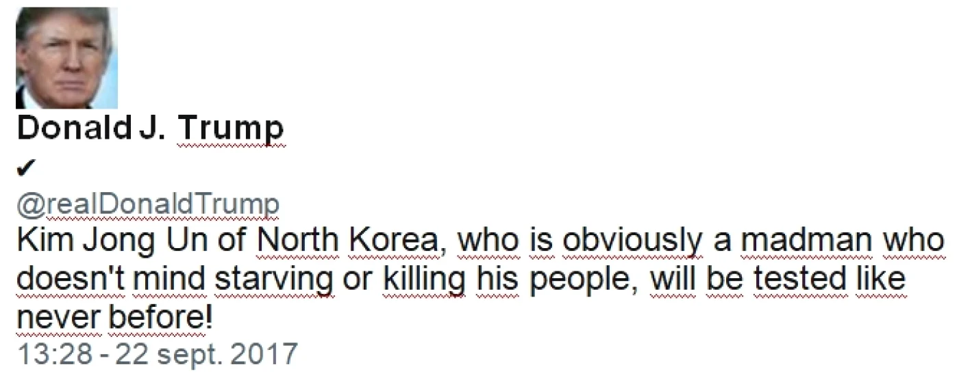 tweet trump