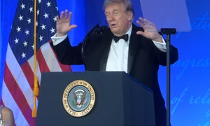 Donald Trump la Dineul anual al Asociației Corespondenților de la Casa Albă FOTO Profimedia